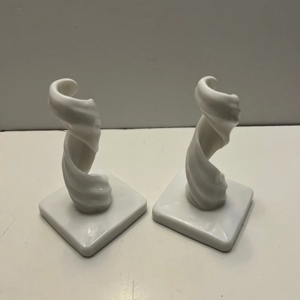 Westmoreland Milk Glass Spiral 6 1/2